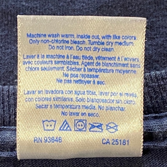 Keep Calm Play Ball Cooperstown T-shirt Navy Size Medium - Picture 10 of 10